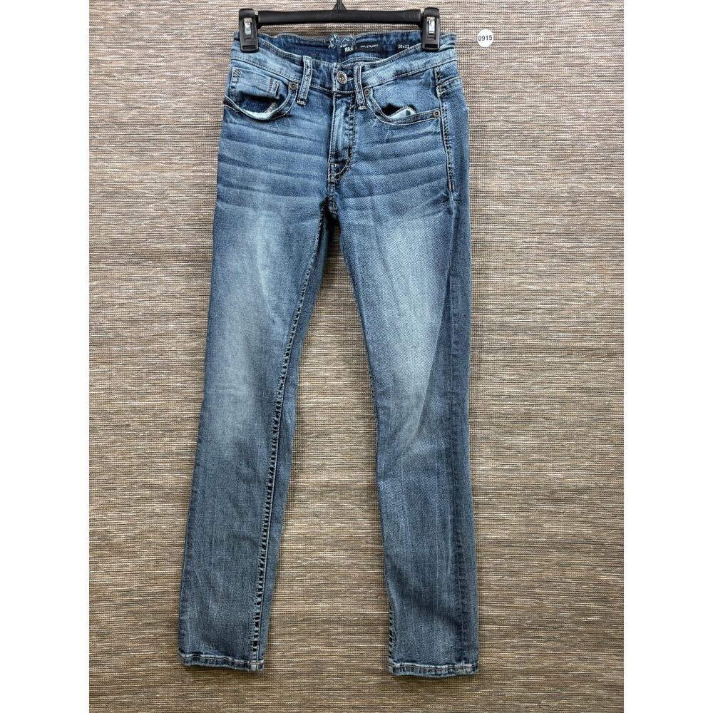 BKE Jake Straight Jeans Mens Size 28x32 Blue Mid Rise Denim Stretch